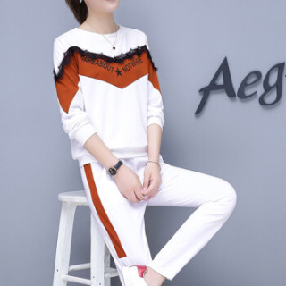 商品joy of joy 京东女装2019新款春夏季休闲卫衣套装运动时尚显瘦