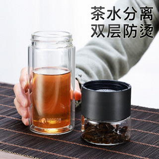 bangda 邦达 DBLA33-C20 耐热玻璃杯 200ml 木纹色