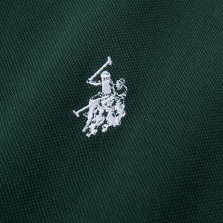 U.S. POLO ASSN. polo衫男士2019春夏新品多色纯棉潮流时尚短袖t恤1192101001 墨绿色 XL