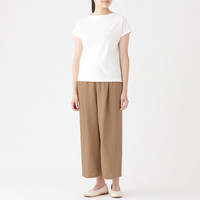無印良品 無印良品 MUJI 29SE431 女士亚麻轻便宽松裤