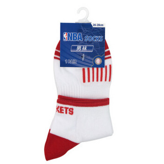 NBA短筒低帮篮球袜子男 网眼防滑运动袜透气吸汗棉袜 火箭队3双装