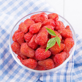 卡比兽 草莓干新鲜水果干 草莓干 草莓蜜饯 干果甜食罐装130g
