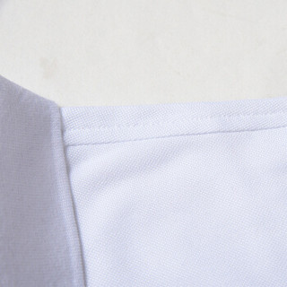 卡帝乐鳄鱼 (CARTELO)短袖POLO衫男女翻领T恤衫情侣款纯色t恤2019年夏季新品商务休闲透气衣服 白色（女） XL