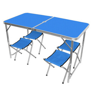 顺优 折叠桌椅套装 户外烧烤桌椅5件套 便携式桌子 野餐桌 SY-010