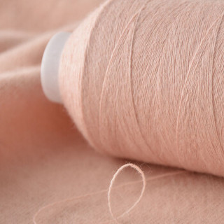 依尚 羊绒线 毛线 24/2中细线 手编机织均可 婴儿宝宝毛线 围巾线M03 肉粉色