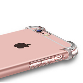 悦可 yueke）苹果6/6s手机壳 iphone6/6s保护套防摔 硅胶全透明软壳全包-4.7英寸