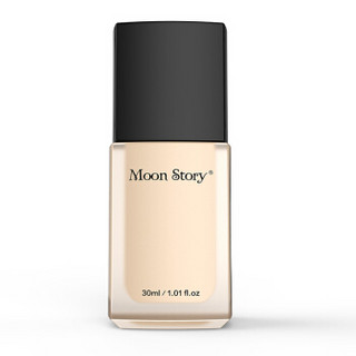 萌黛儿 Moon Story 舒柔平衡隔离粉底液 30ml LF02亮白色（持久控油保湿  无瑕底妆裸妆 遮瑕粉底 清透白皙）