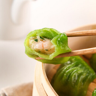 避风塘 豆苗虾饺 150g （6个 广式早点 饺子 蒸饺 早餐食材 早茶点心 方便菜）