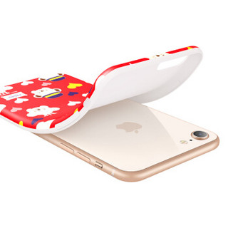 泰迪珍藏 苹果8/7手机壳 iPhone8/7卡通保护套 全包硅胶防摔软壳 缤纷泰迪