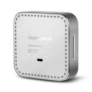 霍尼韦尔（Honeywell）PM2.5甲醛空气质量检测仪室内CO2 TVOC温度湿度检测器 WIFI联网APP操控空气侦探七合一