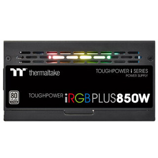 Tt（Thermaltake）额定850W TPI RGB PLUS 850W电源（白金认证/全模数位/日系电容/RGB PLUS风扇/十年质保）