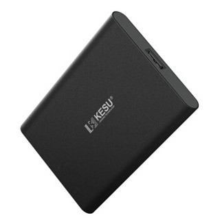 科硕（KESU）E201-320B 320G移动硬盘USB3.0接口2.5英寸经典黑