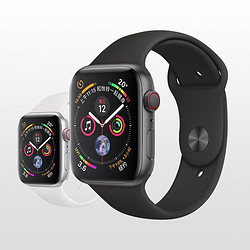 正品带票Apple Watch Series4智能手表苹果4代深空灰GPS+蜂窝网络