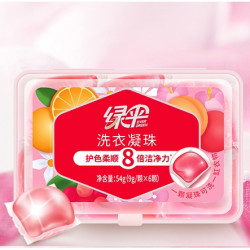 EVER GREEN 绿伞 洗衣凝珠 6颗装