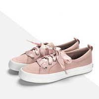 SPERRY STS82464 女士低帮缎带系带平底帆布鞋 