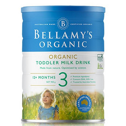 BELLAMY'S 贝拉米 有机婴幼儿牛奶粉 3段 （12-36个月） 900g