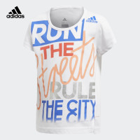 阿迪达斯adidas LG GRAPHIC TEE 女小童 小童短袖上衣 CF6635