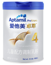 Aptamil 爱他美 卓萃 婴儿配方奶粉 4段 900g