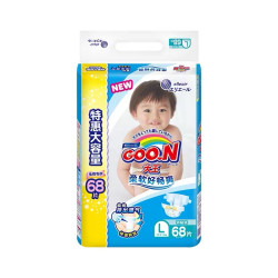 GOO.N 大王 维E 环贴式 婴儿纸尿裤 L68片