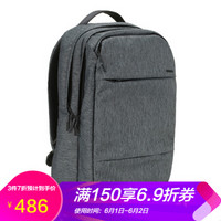 INCASE背包 City Backpack 15英寸苹果笔记本电脑包 双肩包男 运动旅行书包 石南黑色 15英寸 BackPack +凑单品