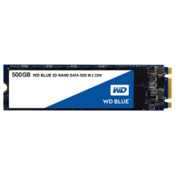 WD 西部数据 Blue 3D NAND M.2 2280 固态硬盘 500GB（WDS500G2B0B）