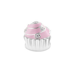 潘多拉 PANDORA 时尚粉色纸杯蛋糕形串珠 791891EN68