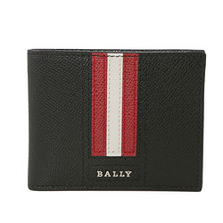 BALLY 巴利 TEVYE.LT系列 男士牛皮条纹短款钱包