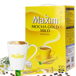 韩国进口 麦馨 maxim 摩卡味咖啡 速溶咖啡粉 1200克（12克*100条）