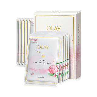 OLAY 玉兰油 日本限定山茶花精华面膜10片