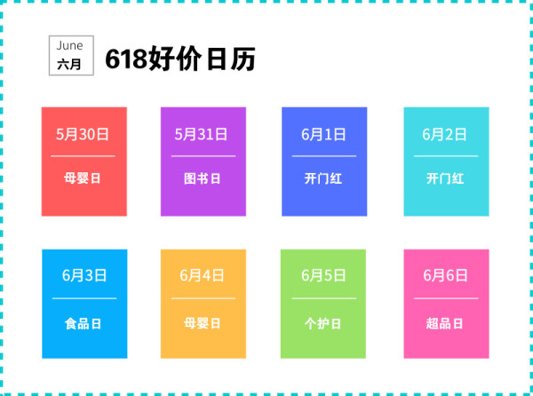 小编精选:618好价日历 搞定每日必买品类
