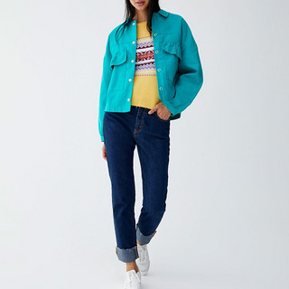 PULL＆BEAR 09711218 女款牛仔夹克外套