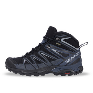 SALOMON 萨洛蒙  ULTRA 3 MID GTX 398674 男款户外防水徒步鞋 (黑色、44)