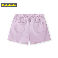 Balabala 巴拉巴拉 21102180202 女童裤子韩版休闲裤儿童短裤女 (粉色、100cm)