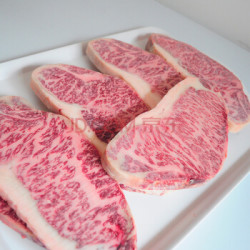 本来样子 澳洲和牛排原切西冷 M12（A5）雪花牛排 400g + 安佳小黄油