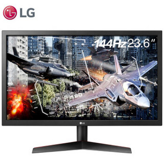 LG 24GL600F 23.6英寸显示器（144Hz、1ms、FreeSync）