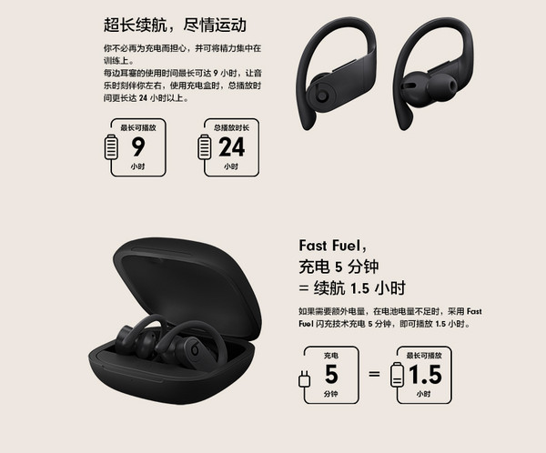 Beats Powerbeats Pro 真无线蓝牙耳机