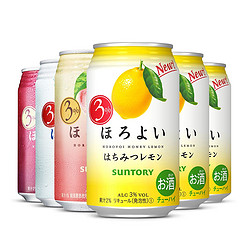 SUNTORY 三得利 Horoyoi 和乐怡微醺预调酒鸡尾酒 混合4口味 350ml*6听 *2件