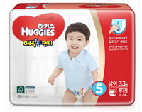 HUGGIES 好奇 男宝宝魔法成长裤 XL33片