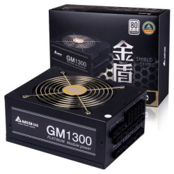 台达(DELTA)额定1300W GM1300电源(80PLUS白金牌 / 全模组/全电压/13.5cm台达原厂滚珠温控静音风扇)