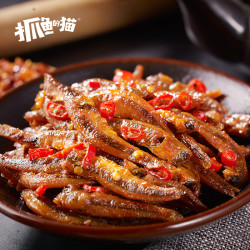 抓鱼的猫 酱椒/香酥醉小鱼仔 30包