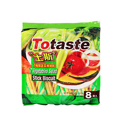 Totaste 土斯 7种混合蔬菜味饼干棒 128g