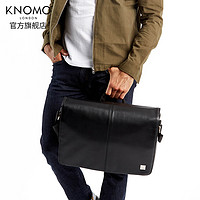 KNOMO英国Bungo男士单肩包斜挎包电脑包挎包男潮真皮包包男商务包