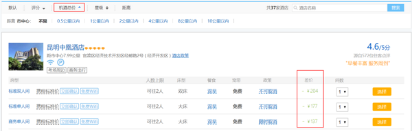 赏琉璃万顷,看云卷云舒!昆明+抚仙湖4天3晚(往返直飞+5钻酒店)