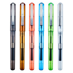 金豪 991 透明杆钢笔 0.38/0.5mm 多色可选 *2件