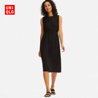 优衣库 优衣库UNIQLO 打褶连衣裙 413814