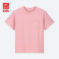 优衣库 童装/男童/女童 水洗圆领T恤(短袖) 414248 优衣库UNIQLO