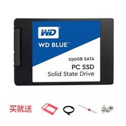 西部数据（WD） 250G/500G/1T/2T 蓝盘 ssd 固态硬盘SATA3.0 笔记本台式机 Blue系列-3D-SATA-1TB