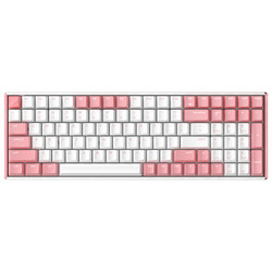 IQUNIX F96 粉色版 蓝牙机械键盘 Cherry轴