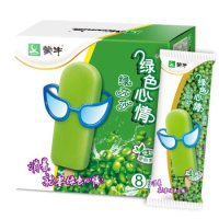 限地区:蒙牛 绿色心情 绿豆沙口味 低糖雪糕 70g*8支