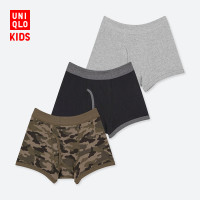 优衣库 童装/男童 短裤(3件装) 415270 优衣库UNIQLO